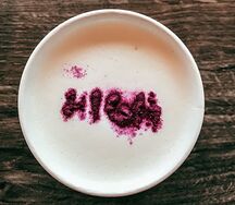 Латте Малиновая фисташка