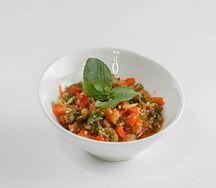 Овощной салат на углях