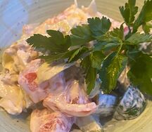 Салат с телятиной