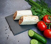Шаурма куриная на углях
