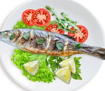Сибас на мангале