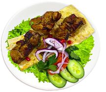 Шашлык из cвинoй шейки
