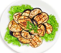 Язычки из баклажанов жареные