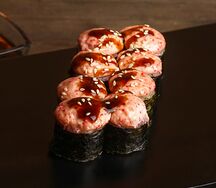 Запеченный маки креветка