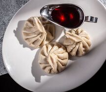 Хинкали с бараниной