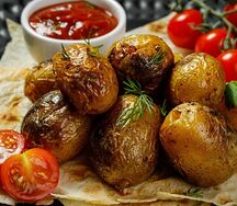 Картофель с курдюком