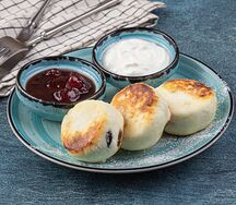 Сырники с изюмом
