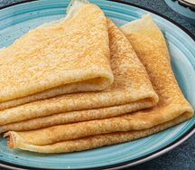 Блины с маслом сливочным