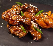 Куриные крылышки с соусом терияки