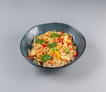 Вок с креветкой