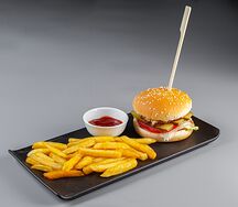 Комбо с бургером