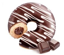 Донат шоколадный