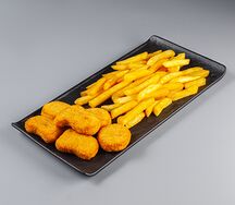 Наггетсы и картофель фри