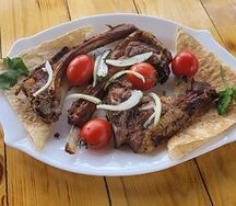 Шашлык из корейки барашка