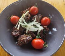 Шашлык из бараньей мякоти