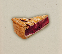 Пирог песочный Яблочно-брусничный