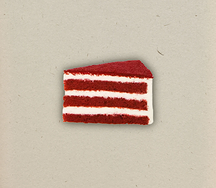 Торт бисквитный Красный бархат