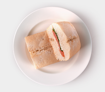 Чиабатта с лососем и сливочным сыром