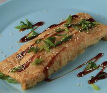 Омлет паназиатский с куриным филе и овощами