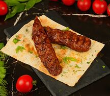 Люля-кебаб из свинины на мангале