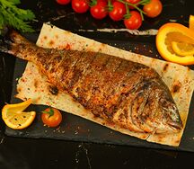 Дорадо атлантическая на мангале