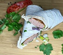 Говяжий люля-кебаб в лаваше