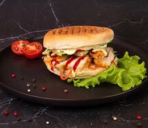 Булка с мясом