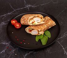 Шашлык в лаваше с курицей