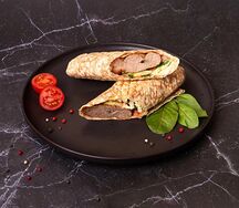 Люля-кебаб в лаваше с телятиной