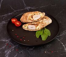 Шашлык в лаваше со свининой