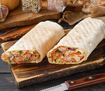 Шаурма с сыром и халапеньо