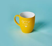 Сувенирная кружка жёлтая