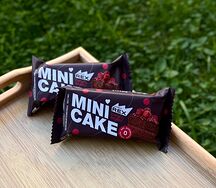 Пирожное протеиновое с малиной