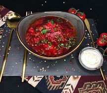 Борщ с мясом