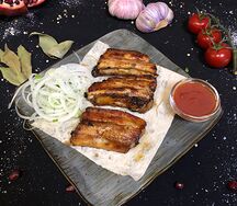 Шашлык из свиных ребрышек