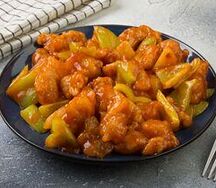 Свинина гу лао с ананасами