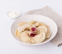 Вареники со спелой вишней