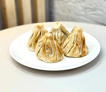 Хинкали жареные с грибами