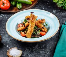 Хрустящий куриный салат