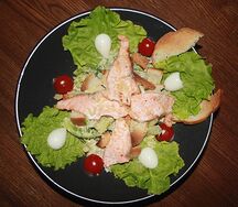 Цезарь с семгой