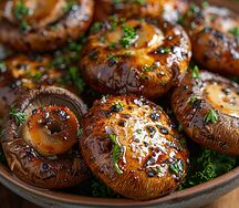 Грыбы на мангале