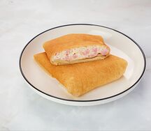 Блин с сыром и ветчиной