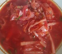 Борщ постный