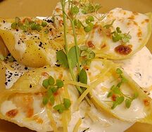 Паста Конкильони с креветками