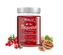 Варенье из брусники с грецким орехом