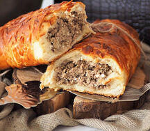 Кулебяка с мясом