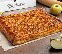 Пирог с печёными яблоками