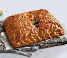 Пирог с сёмгой и тешей