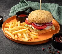 Бургер Тартар с куриной грудкой