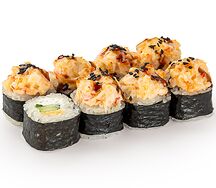 Запечённый с креветкой